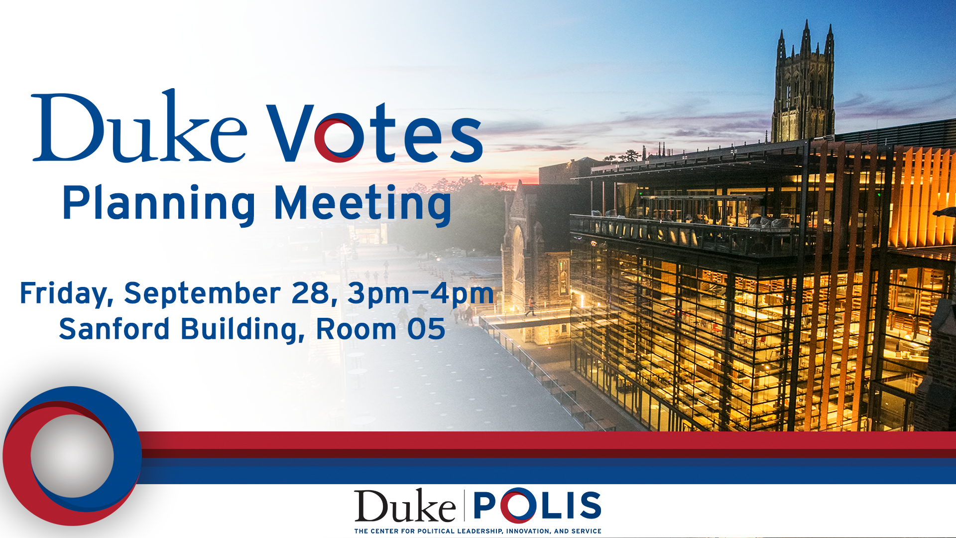 Duke Votes Planning Meeting